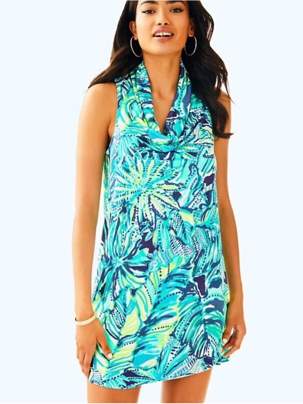 Lilly Pulitzer Swing Lyza Silk Dress Armadilly Dally Stretchy Resort Chic